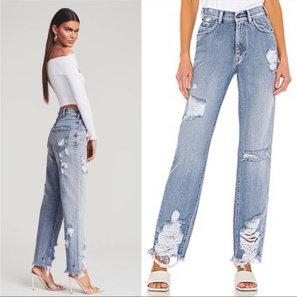 NWT Size 25 SER.O.YA Maggie Mid Rise Vintage Straight Jeans - Picture 2 of 6